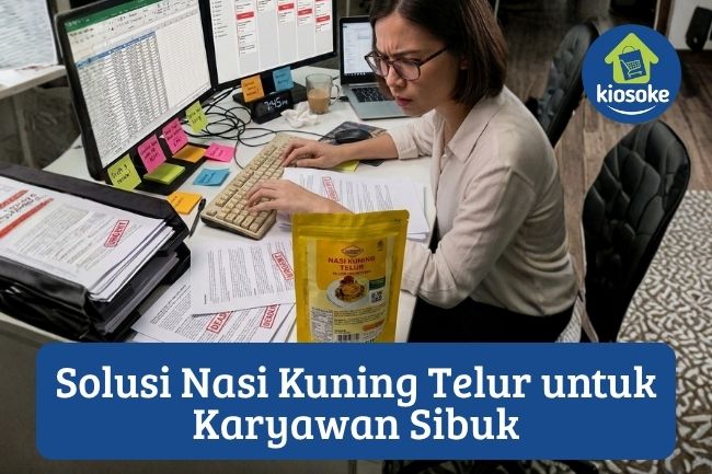 Inilah 5 Solusi Nasi Kuning Telur untuk Karyawan Sibuk