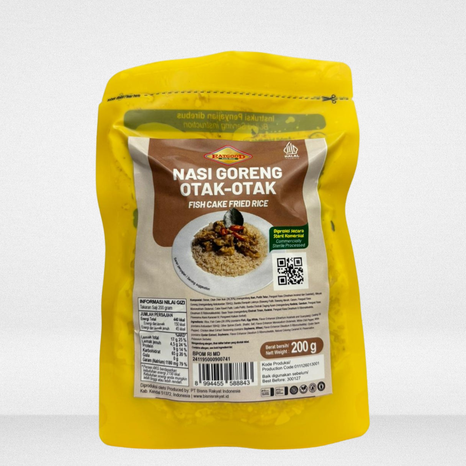 Nasi Goreng Otak-otak EatGood 200 g